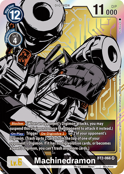 Machinedramon [BT2-066] (Alternate Art) [Release Special Booster Ver.1 –  Dungeons & Javas