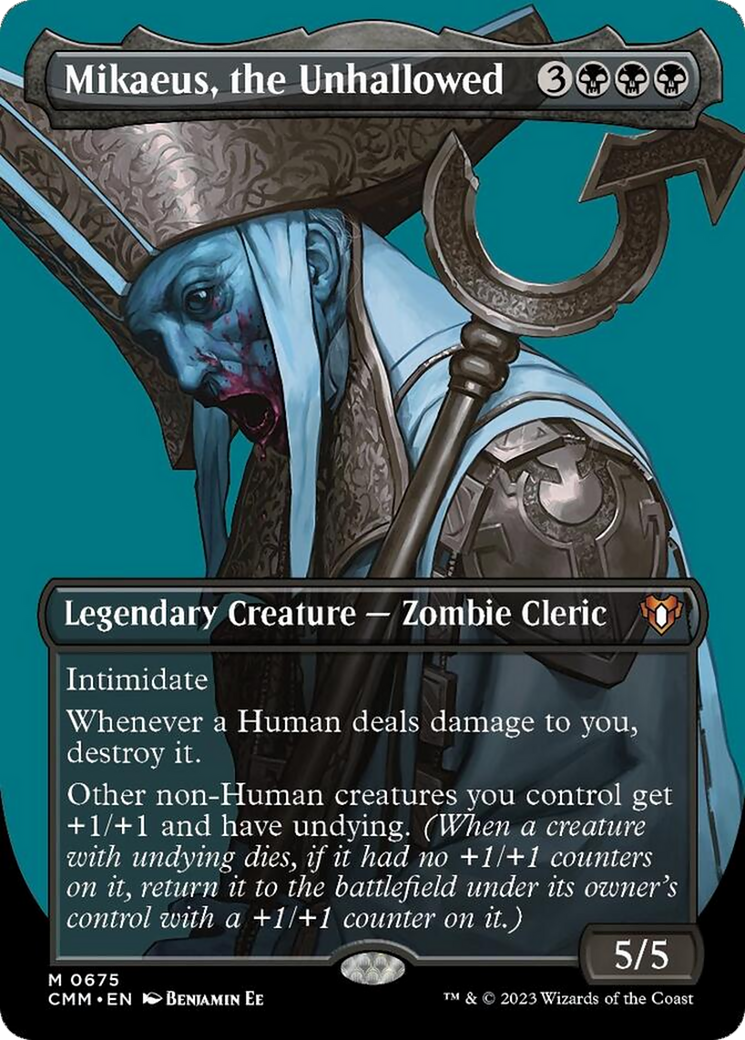 mtg borderless profile cards the Boundless enters the battlefield The Profile Borderless cards returns