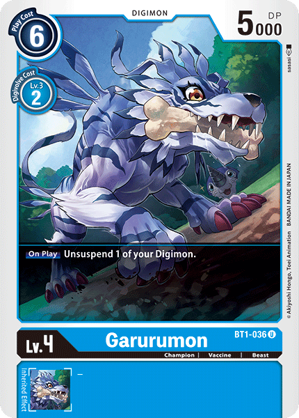 Garurumon [BT1-036] [Release Special Booster Ver.1.0] – Dungeons & Javas