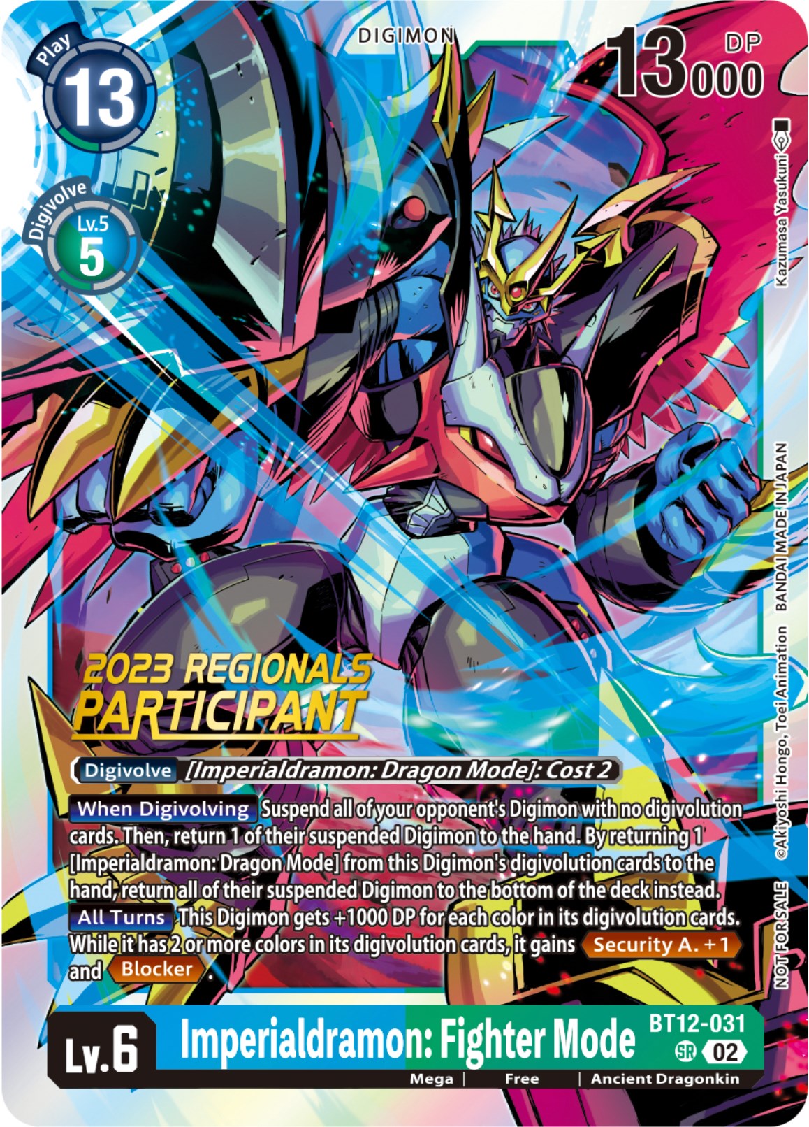 imperialdramon digimon card BT16-027 Imperialdramon: Fighter Mode ACE : Rare Digimon Card : BT16: Beginning Observer