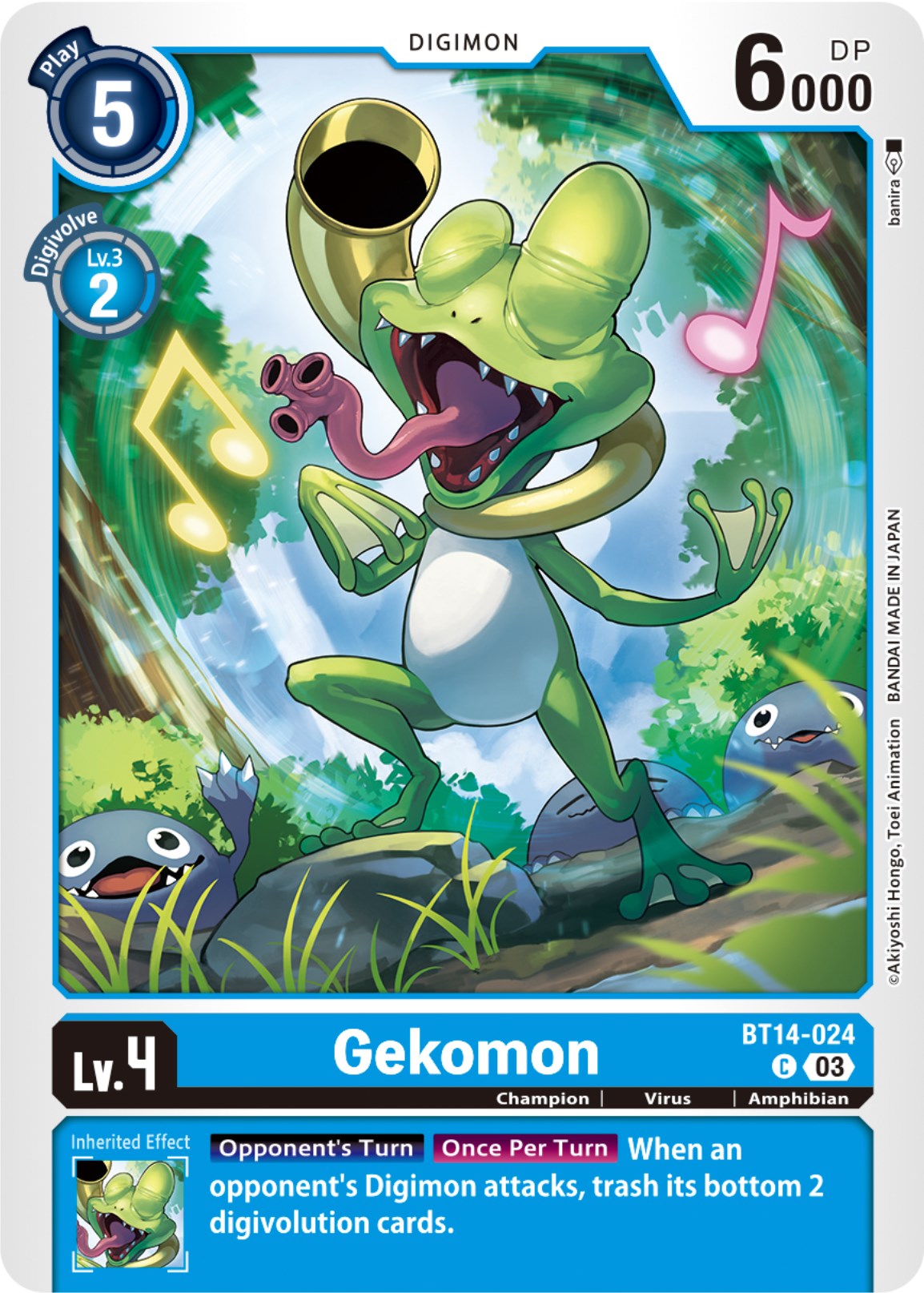 Gekomon [BT14-024] [Blast Ace] – Dungeons & Javas