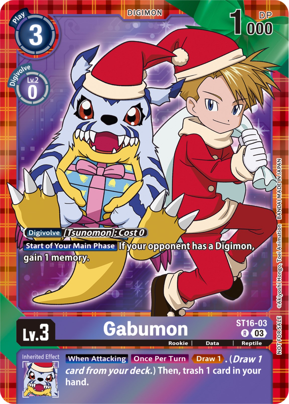 Gabumon [ST16-03] (Winter Holiday 2023) [Starter Deck: Wolf of Friends –  Dungeons & Javas