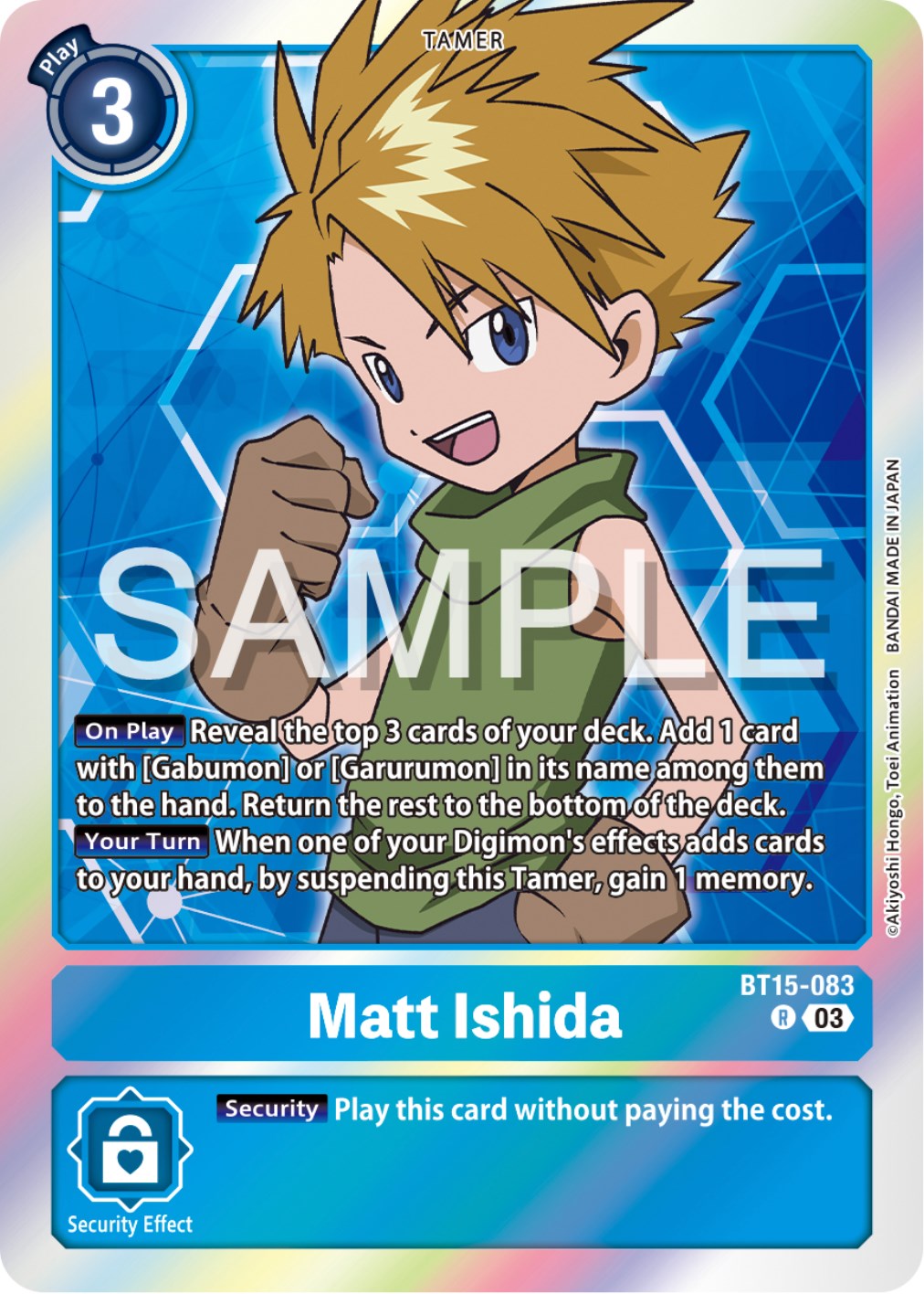 Matt Ishida [BT15-083] [Exceed Apocalypse] – Dungeons & Javas