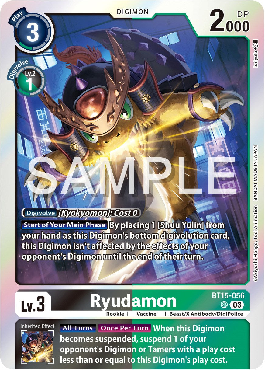 digimon card game exceed apocalypse Ryudamon [BT15-056] [Exceed Apocalypse] – Dungeons & Javas