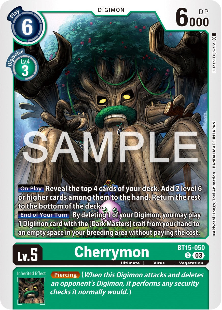 digimon card game exceed apocalypse Cherrymon [BT15-050] [Exceed Apocalypse] – Dungeons & Javas