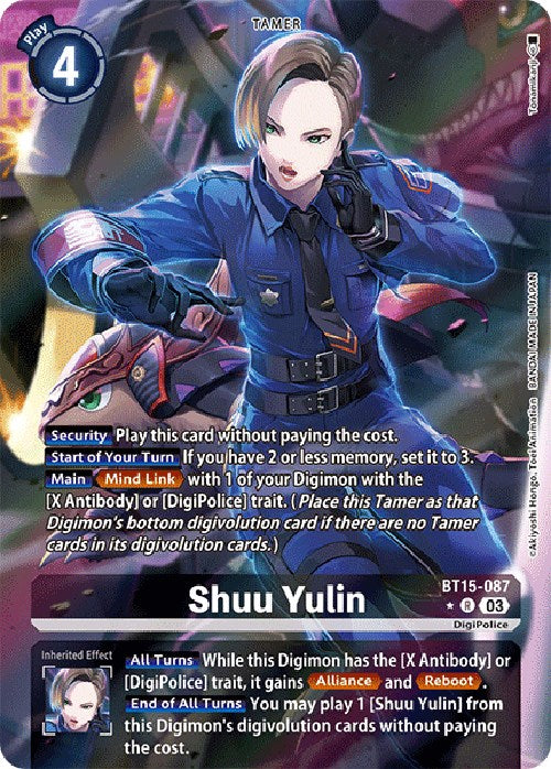 Shuu Yulin [BT15-087] (Alternate Art) [Exceed Apocalypse