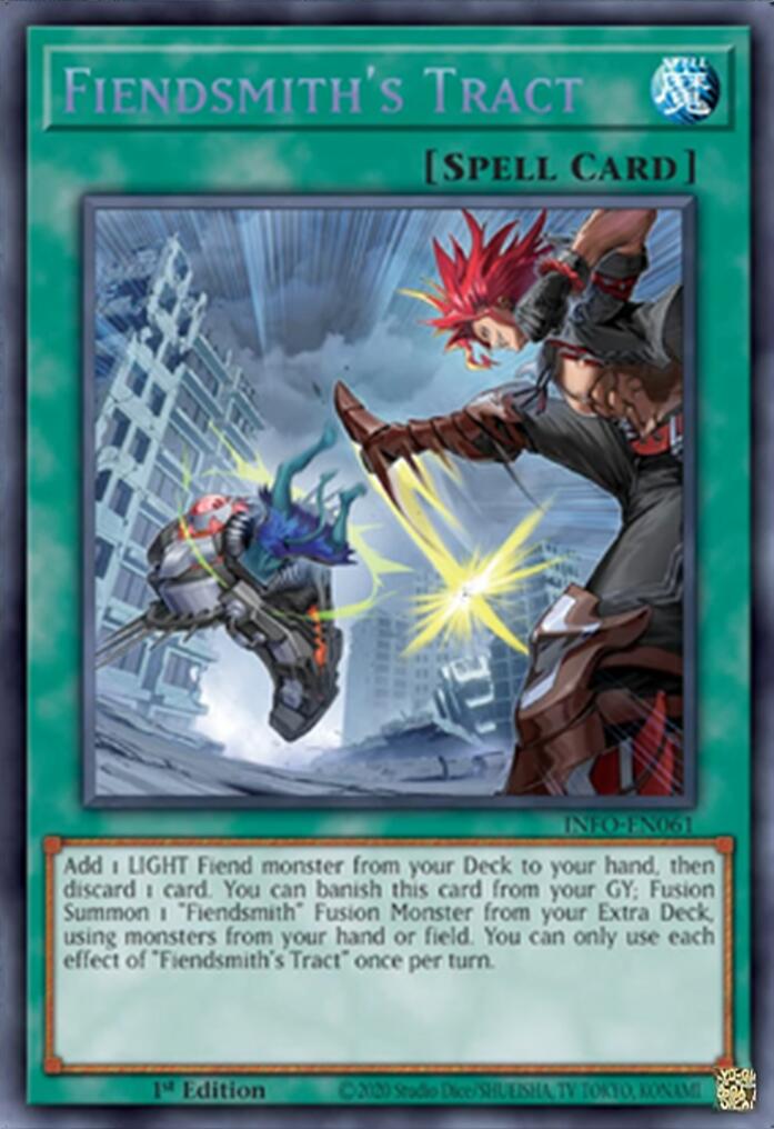 Fiendsmith's Tract [INFO-EN061] Secret Rare – Dungeons & Javas
