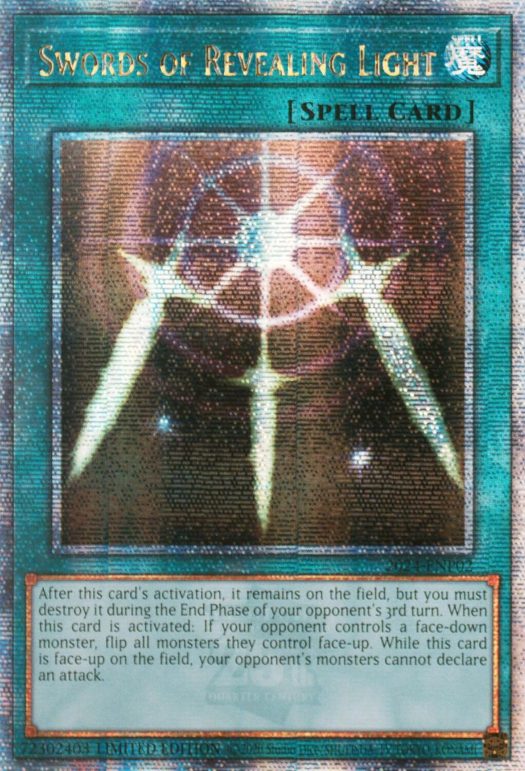 yugioh card swords of revealing light Swords of Revealing Light (Holographic)