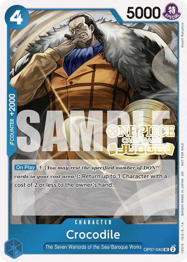 Crocodile (Judge Pack Vol. 6) [One Piece Promotion Cards] – Dungeons & Javas