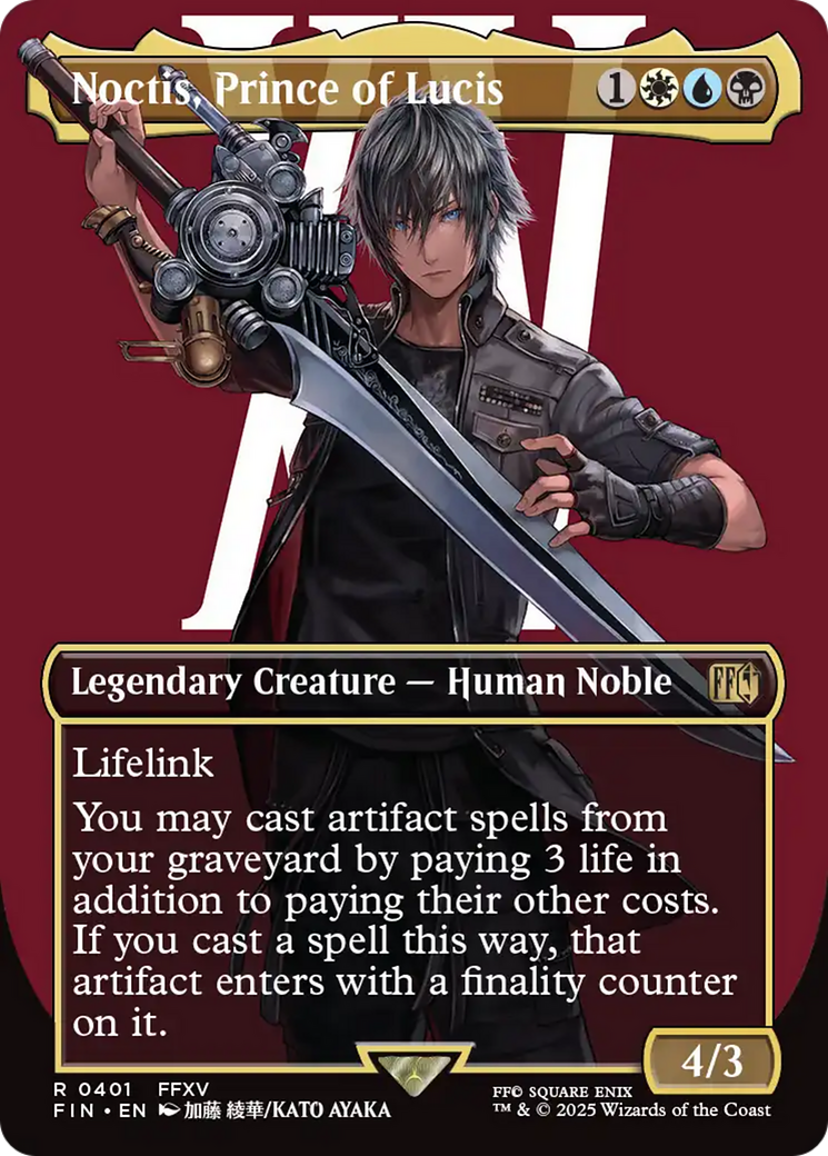 Noctis, Prince of Lucis (Borderless) [FINAL FANTASY] – Dungeons & Javas