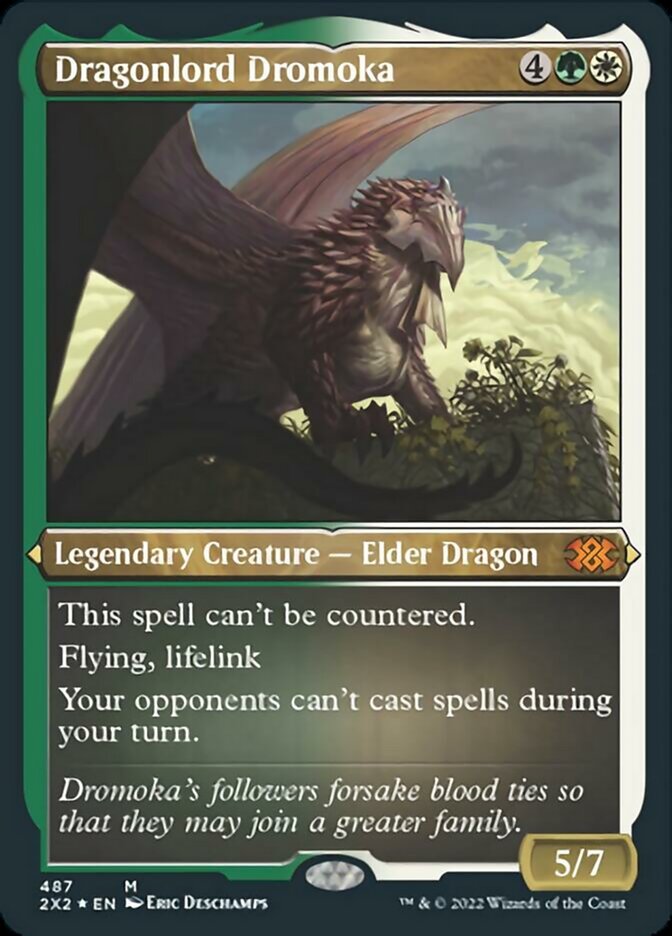 Dragonlord Dromoka (Foil Etched) [Double Masters 2022] – Dungeons