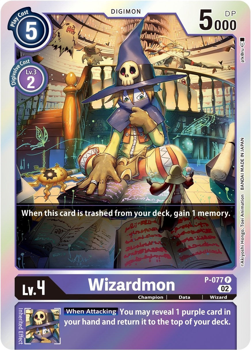 Wizardmon [P-077] (Alternate Art) [Starter Deck: Beelzemon Advanced De –  Dungeons & Javas