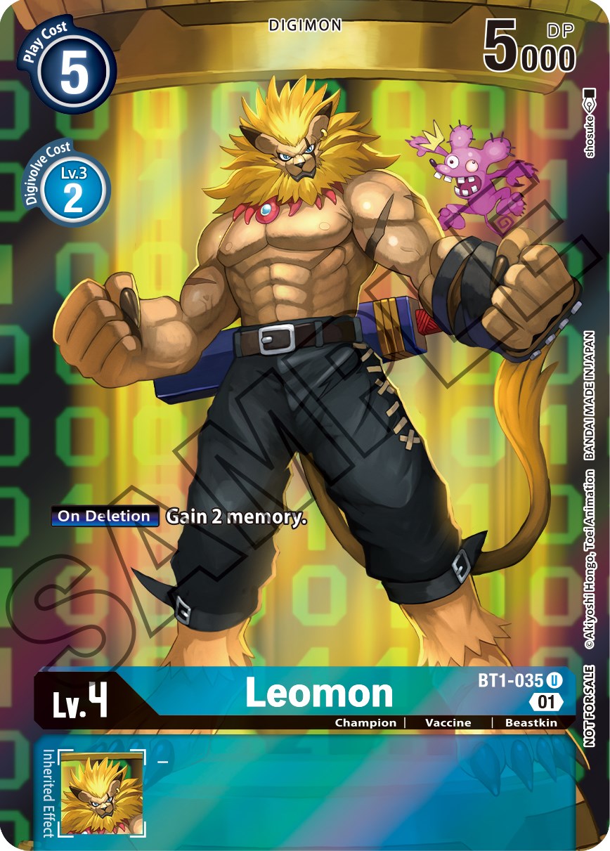 Leomon [BT1-035] (Tamer's Card Set 1) [Release Special Booster Ver.1.0 –  Dungeons & Javas