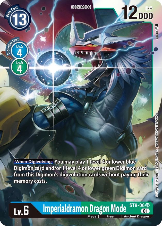 Imperialdramon Dragon Mode [ST9-06] [Starter Deck: Ultimate Ancient Dr –  Dungeons & Javas
