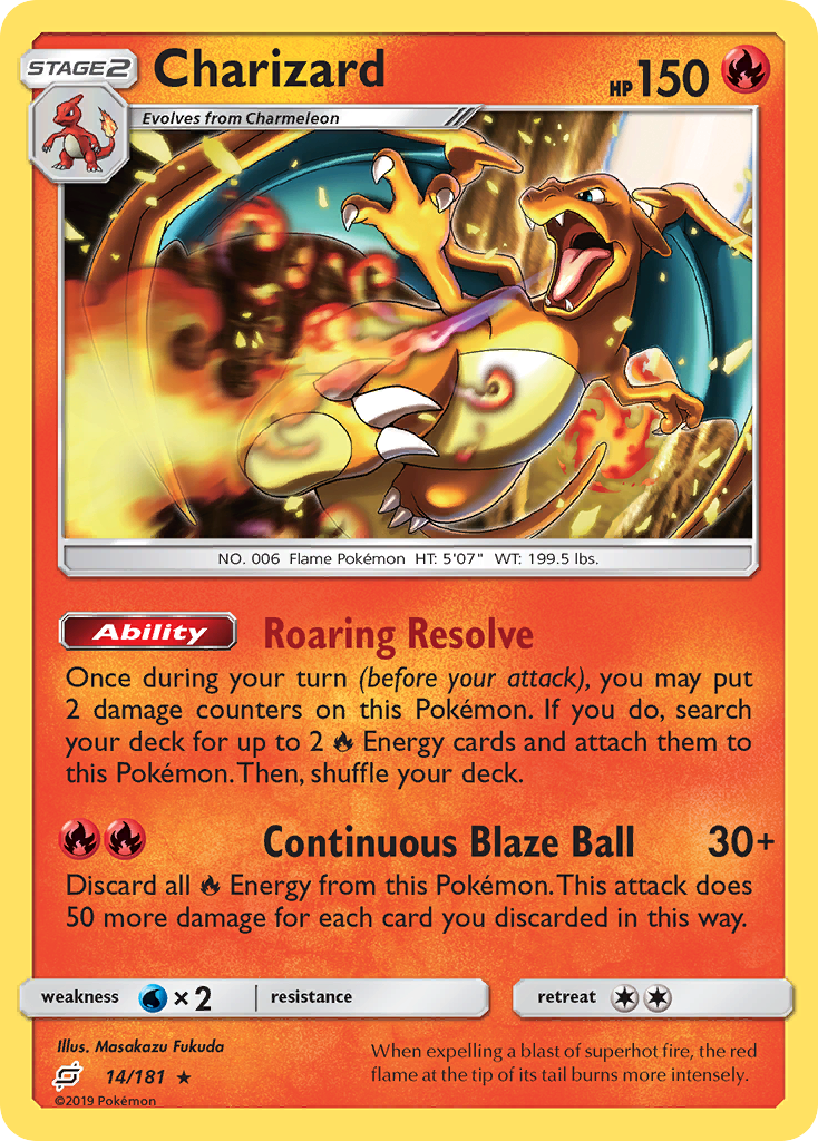 pokemon sun and moon charizard card Colorless Steam Artillery (200) Fire Pokemon Sun & Moon 11.5
