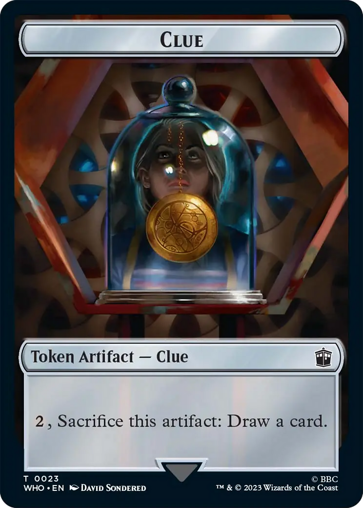mtg clue token cards Pack for Magic the Gathering MTG: 4 pack Clue Tokens Common 2 Clue