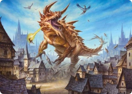 Tarrasque Art Card [Dungeons & Dragons: Adventures in the