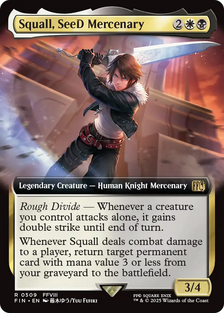 Squall, SeeD Mercenary (Extended Art) [FINAL FANTASY] – Dungeons & Javas