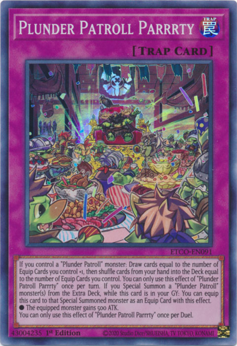 Plunder Patroll Parrrty [ETCO-EN091] Super Rare – Dungeons & Javas
