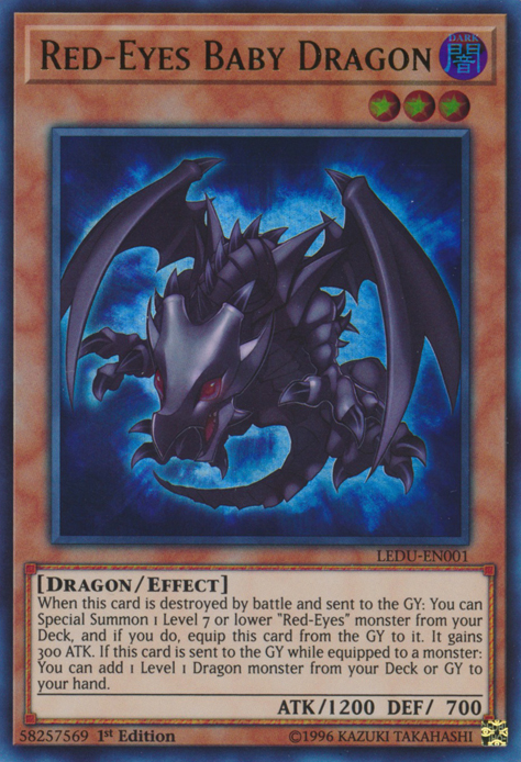 Red-Eyes Baby Dragon [LEDU-EN001] Ultra Rare – Dungeons & Javas