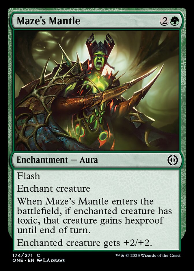 Maze's Mantle [Phyrexia: All Will Be One] – Dungeons & Javas