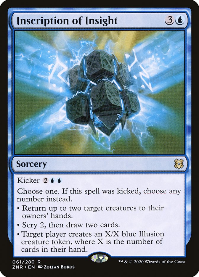 Inscription of Insight [Zendikar Rising] – Dungeons & Javas