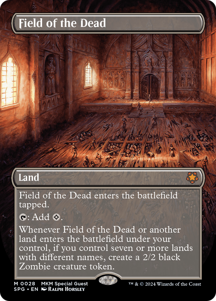 ff mtg chase cards Field of the Dead (Borderless) [Murders at Karlov Manor Special Guests –  Dungeons & Javas