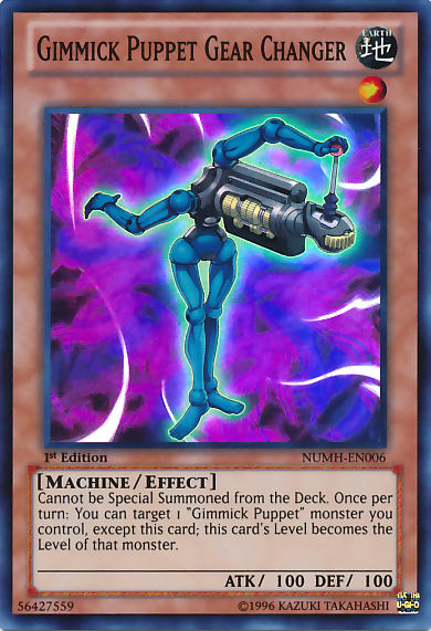 yugioh gimmick cards Gimmick Puppet Gear Changer [NUMH-EN006] Super Rare – Dungeons & Javas