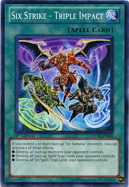 yugioh destroy all spell trap cards Six Strike