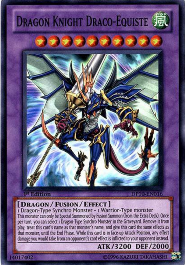 yugioh draco cards Dragon Knight Draco-Equiste [DP10-EN016] Super Rare – Dungeons & Javas