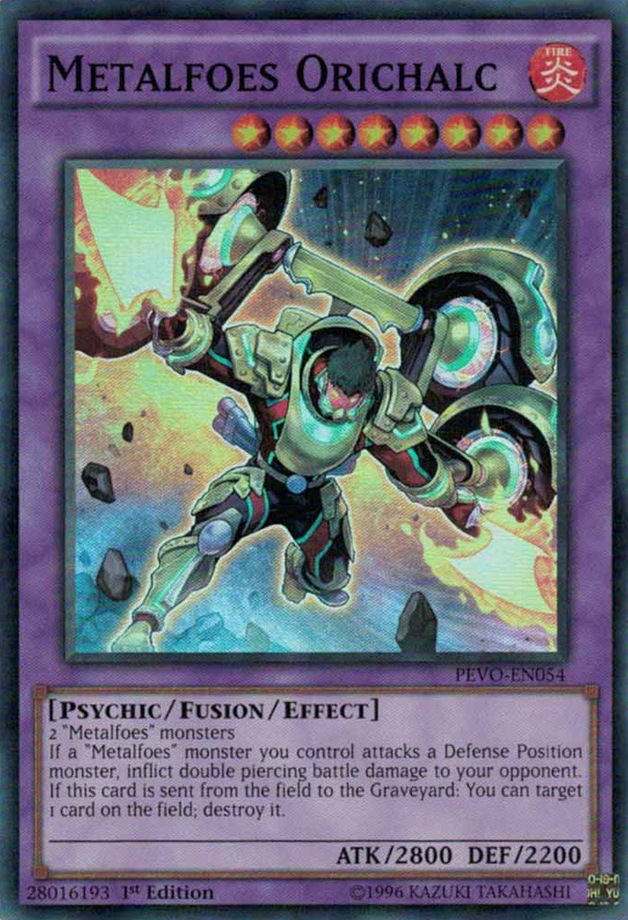 Metalfoes Orichalc [PEVO-EN054] Super Rare – Dungeons & Javas