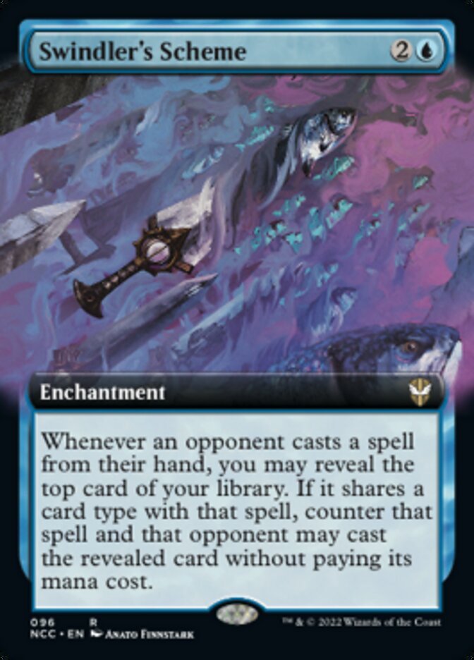 mtg reveal the top card of your library Swindler's Scheme (Extended Art) [Streets of New Capenna Commander] –  Dungeons & Javas