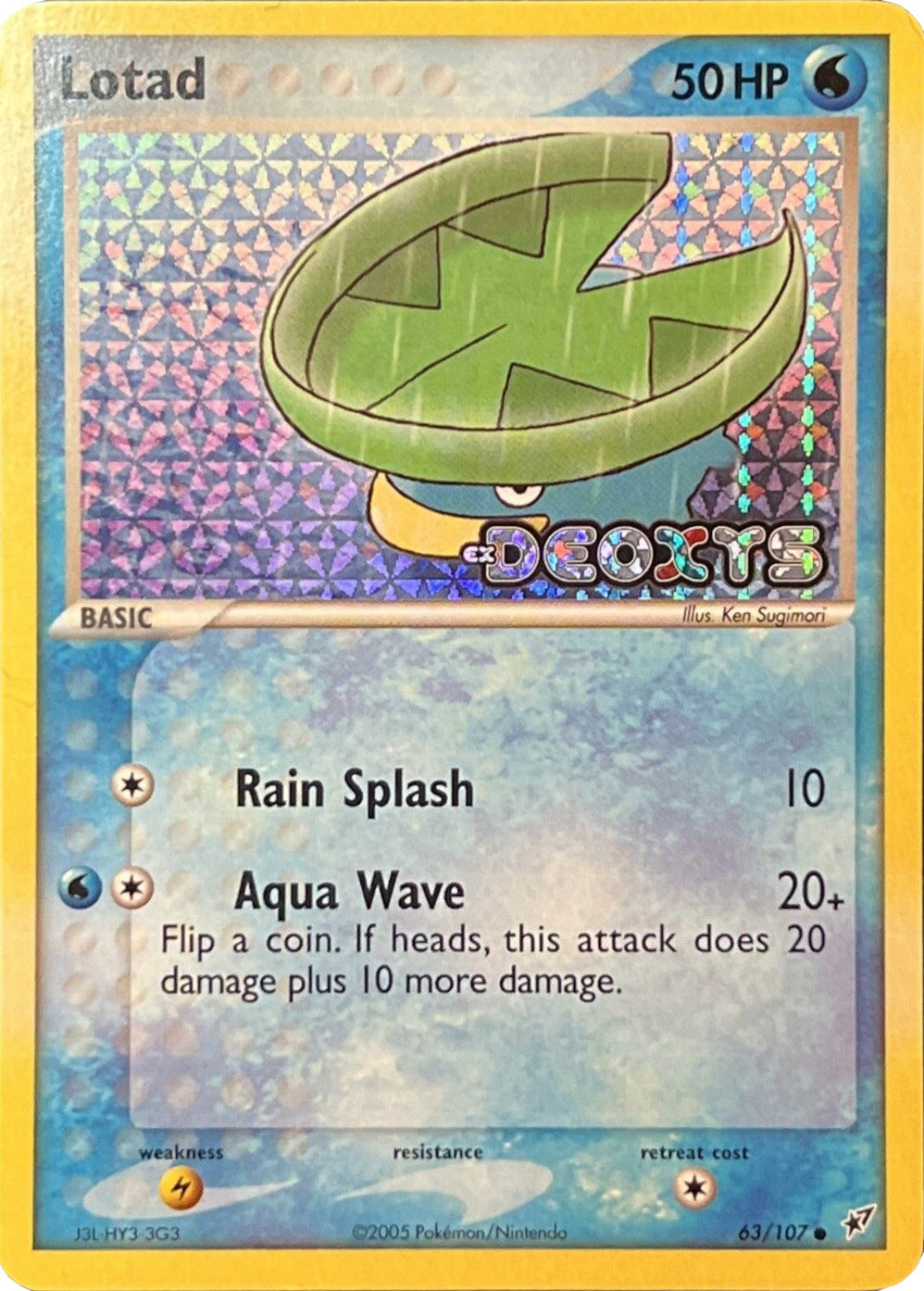 Lotad (63/107) (Stamped) [EX: Deoxys] – Dungeons & Javas