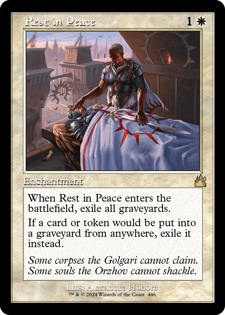 mtg ravnica remastered cards Rest in Peace (Retro Frame) [Ravnica Remastered] – Dungeons & Javas