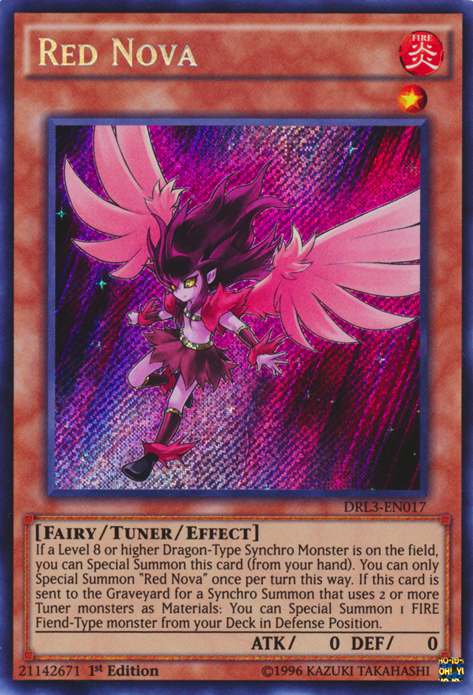 Red Nova [DRL3-EN017] Secret Rare  Dungeons & Javas