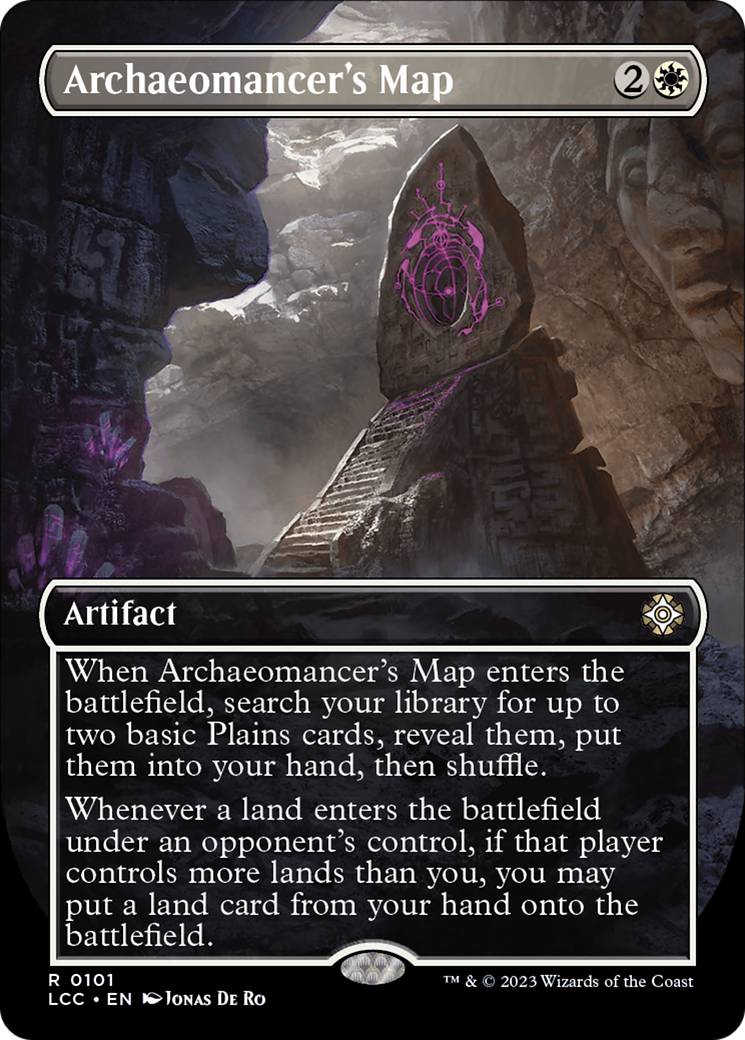 Archaeomancer's Map (Borderless) [The Lost Caverns of Ixalan Commander –  Dungeons & Javas