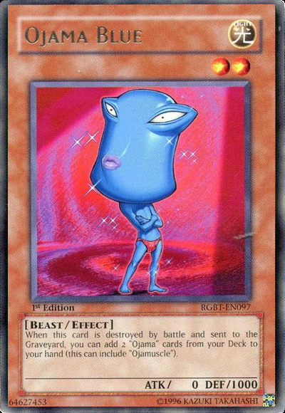 yugioh cards ojama Ojama Blue [RGBT-EN097] Rare – Dungeons & Javas