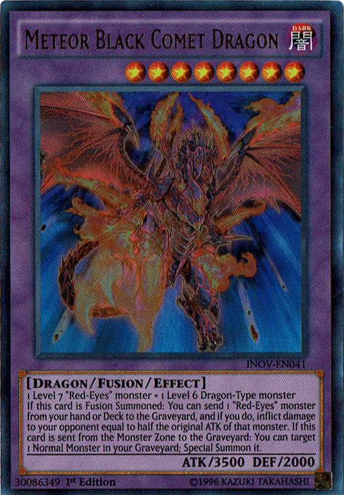 meteor card yugioh Meteor Black Comet Dragon [INOV-EN041] Ultra Rare – Dungeons & Javas