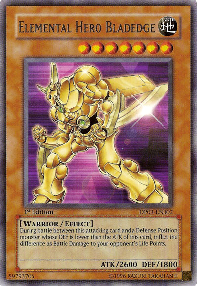 Elemental Hero Bladedge [DP03-EN002] Rare – Dungeons & Javas