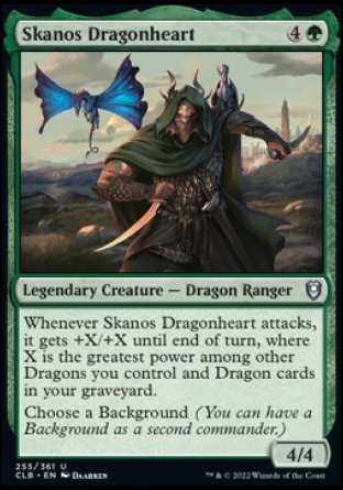 Skanos Dragonheart [Commander Legends: Battle for Baldur's Gate] – Dungeons  & Javas