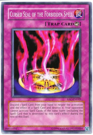 Cursed Seal of the Forbidden Spell [IOC-EN049] Common – Dungeons 