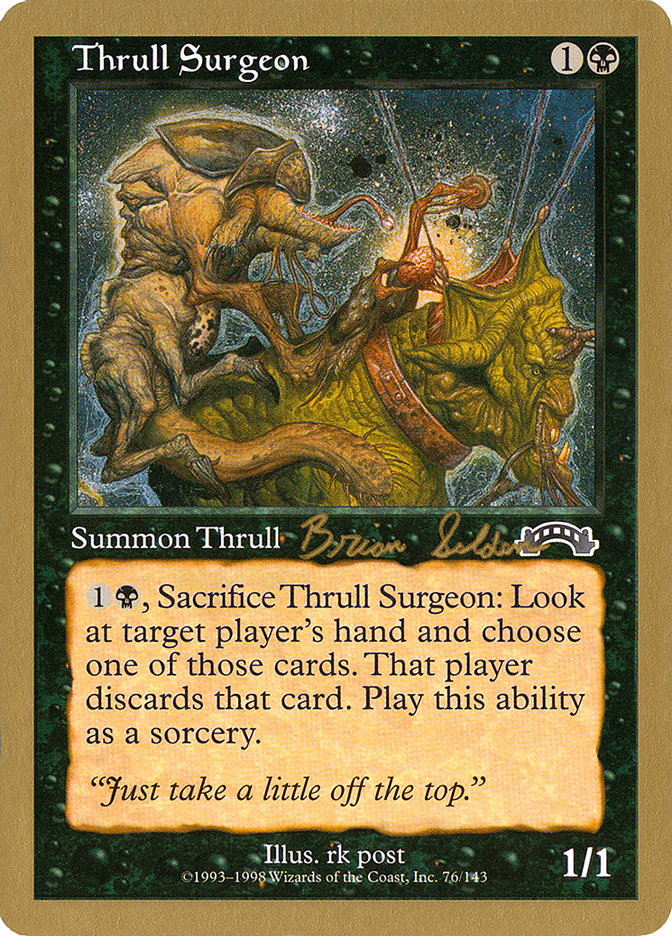 Thrull Surgeon (Brian Selden) [World Championship Decks 1998] – Dungeons &  Javas