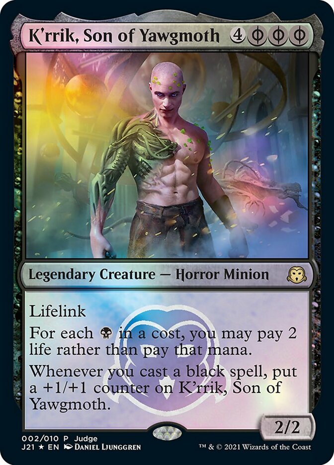 K'rrik, Son of Yawgmoth [Judge Gift Cards 2021]  Dungeons & Javas
