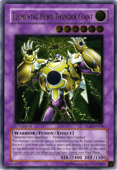 Elemental Hero Thunder Giant [TLM-EN036] Ultimate Rare – Dungeons & Javas