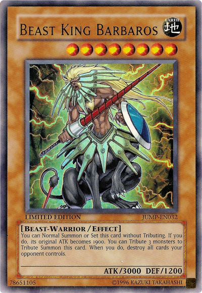 Beast King Barbaros [JUMP-EN032] Ultra Rare – Dungeons & Javas
