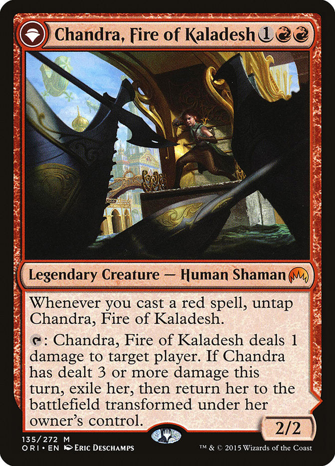 Chandra, Fire of Kaladesh // Chandra, Roaring Flame [Magic Origins] –  Dungeons & Javas