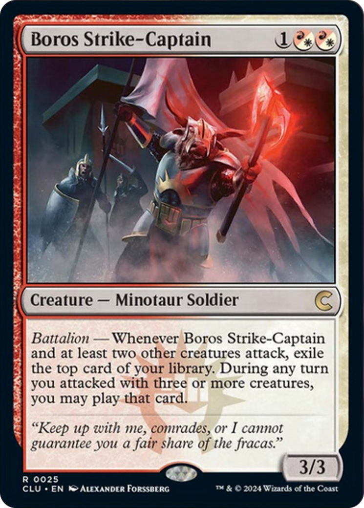 boros mtg cards Boros Strike-Captain [Ravnica: Clue Edition] – Dungeons & Javas