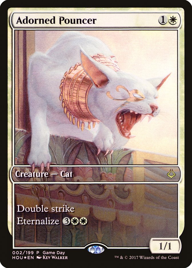 Adorned Pouncer (Game Day) [Hour of Devastation Promos]  Dungeons & Javas