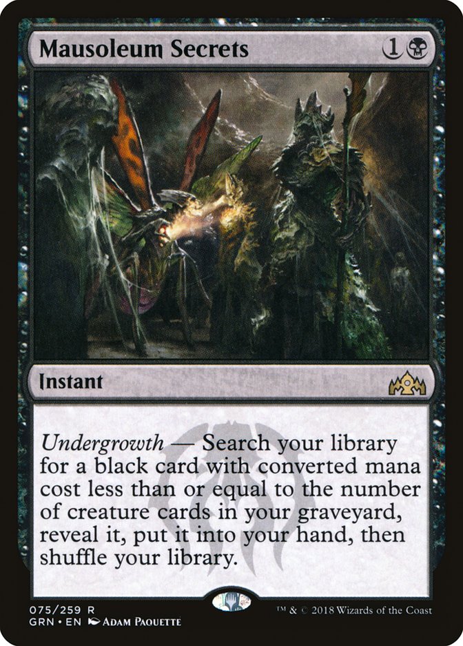 Mausoleum Secrets [Guilds of Ravnica] – Dungeons & Javas