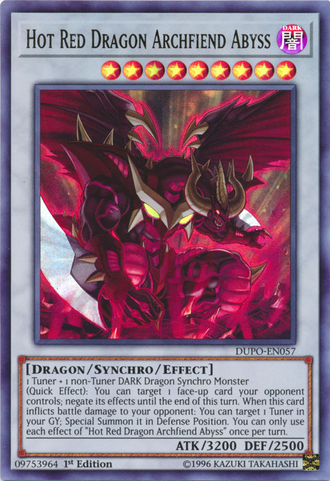 Hot Red Dragon Archfiend Abyss [DUPO-EN057] Ultra Rare – Dungeons & Javas
